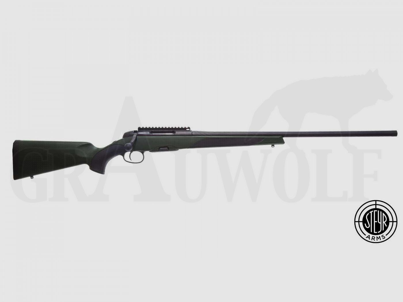 Steyr Mannlicher Pro Hunter HB 6,5 mm Creedmoor carabine à répétition crosse en plastique longueur de canon 63,5 cm avec filetage 5/8-24 UNEF