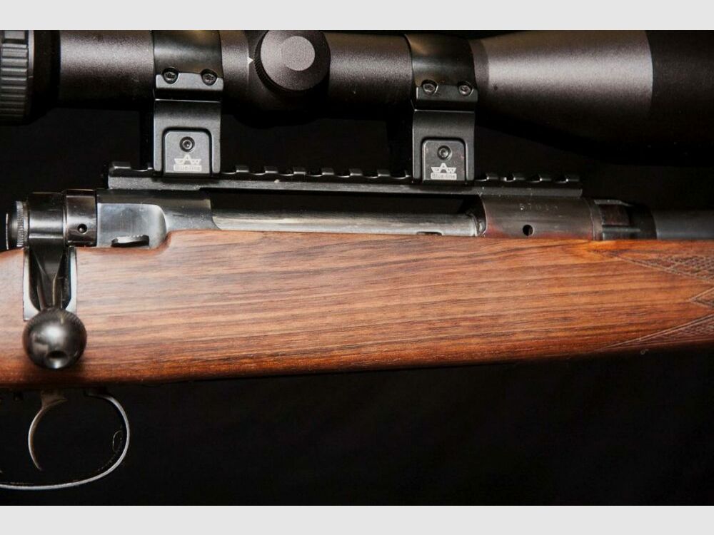 Paquete completo de rifle repetidor Anschütz Jungjäger con mira telescópica posible