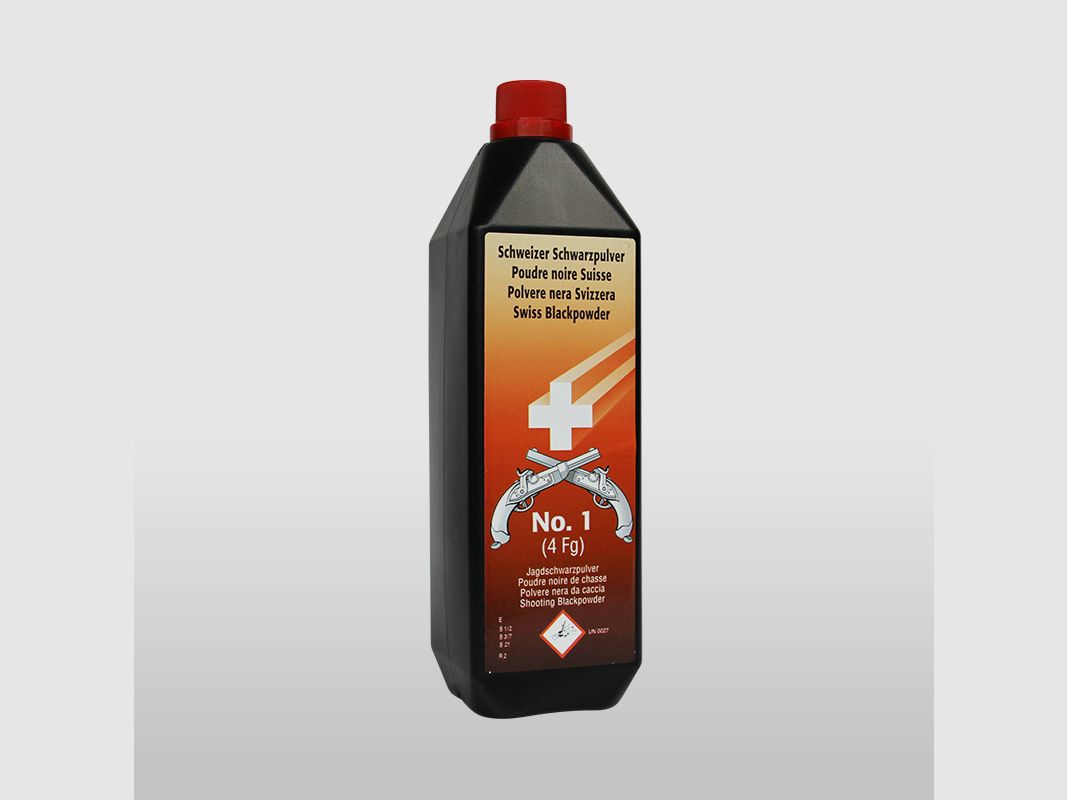 Schweizer Schwarzpulver Nr. 1, 1kg, Kaliber