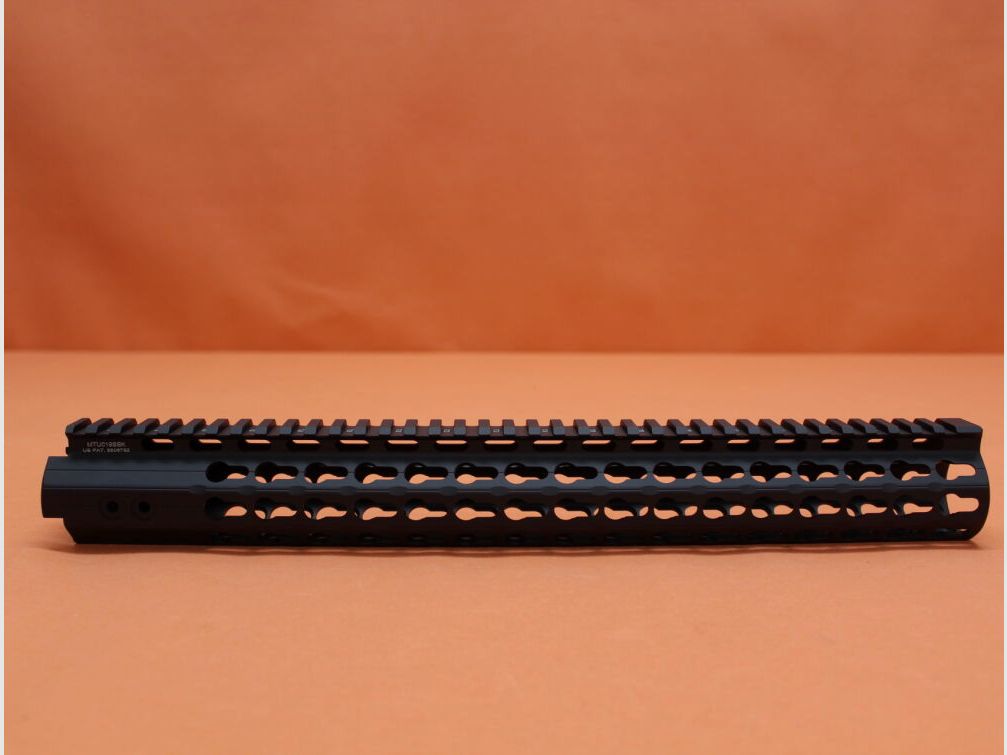 UTG - Leapers AR-15: Handguard/ Sistema KeyMod UTG (MTU019SSK) Free Float Super Slim 15" Lunghezza Fucile Manico