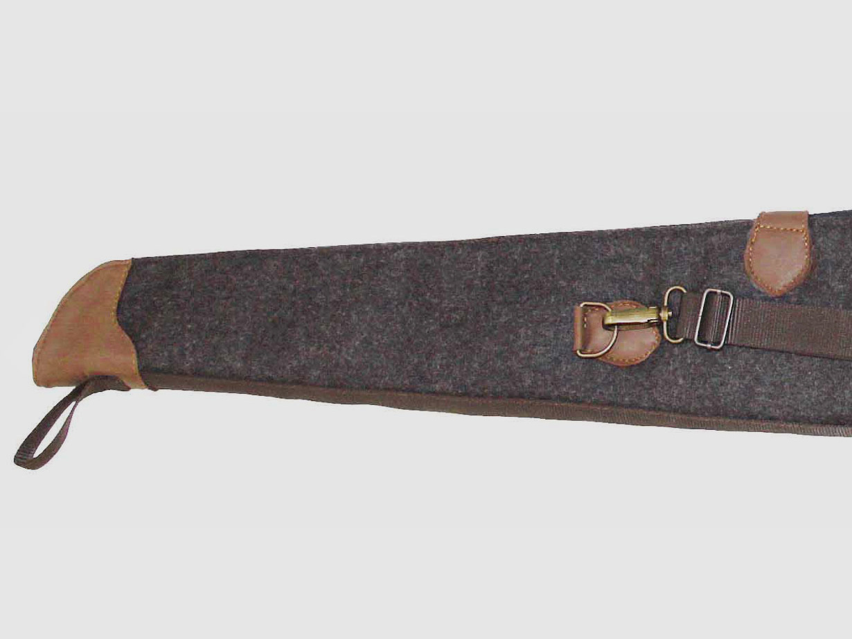 Shotgun case Loden/Elk leather