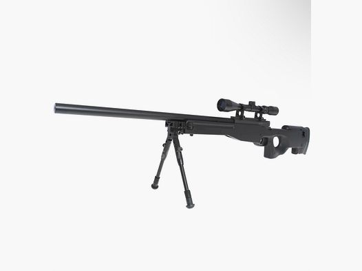 Airsoft Sniper Well L96 Sniper Rifle Set Upgraded 6mm