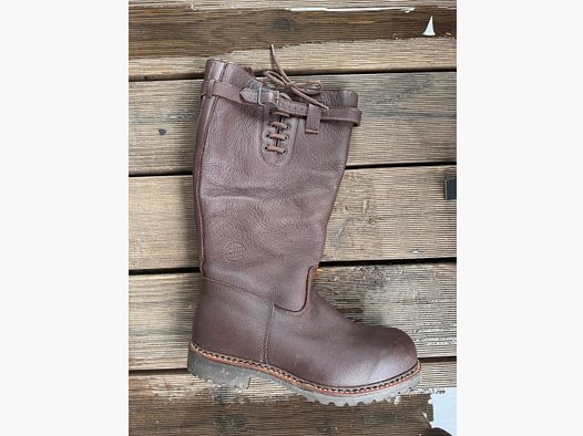 Botas de cuero, marca Hanwag, con piel de cordero