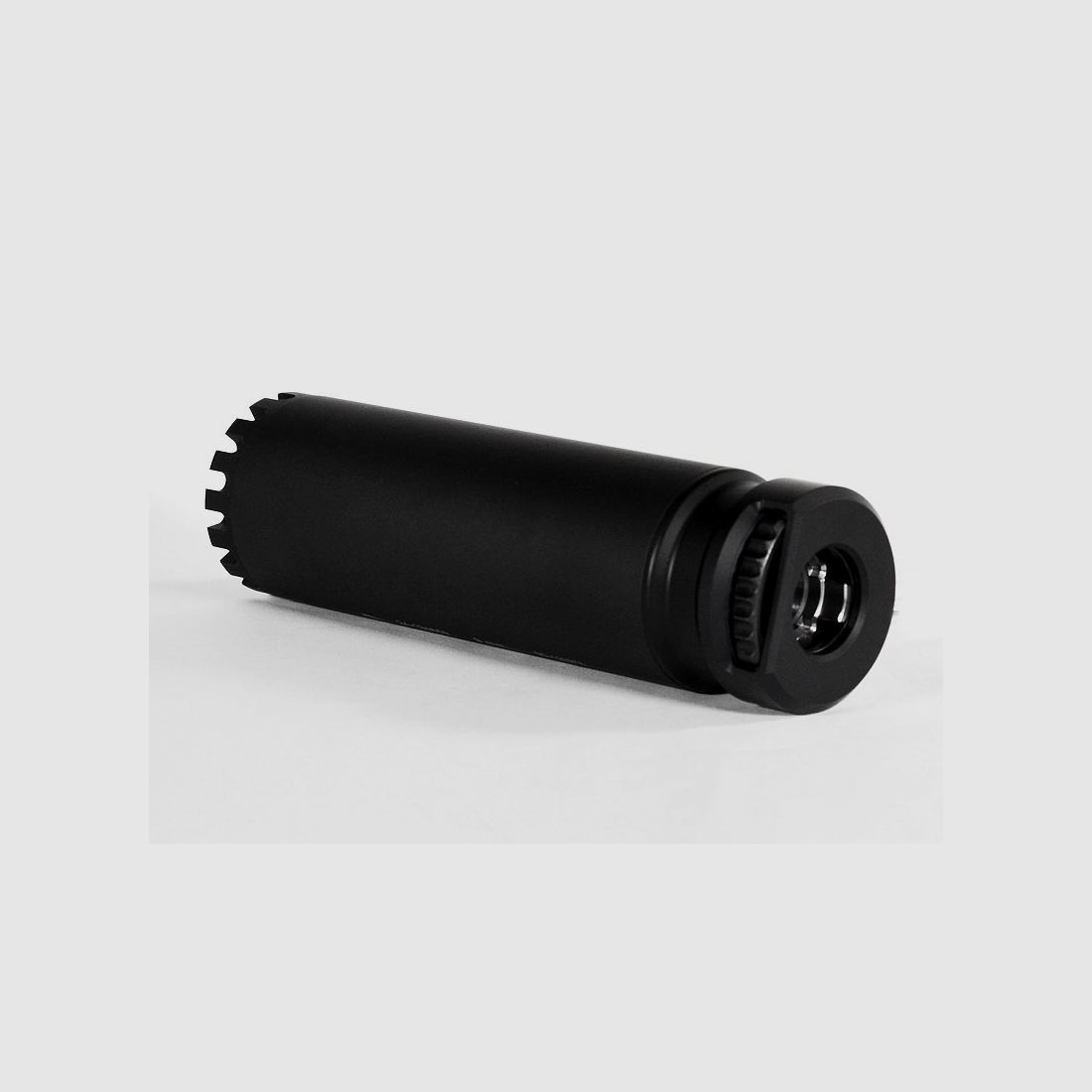 B&T SQD Compact, RBS Schalldämpfer Schwarz, Eloxiert