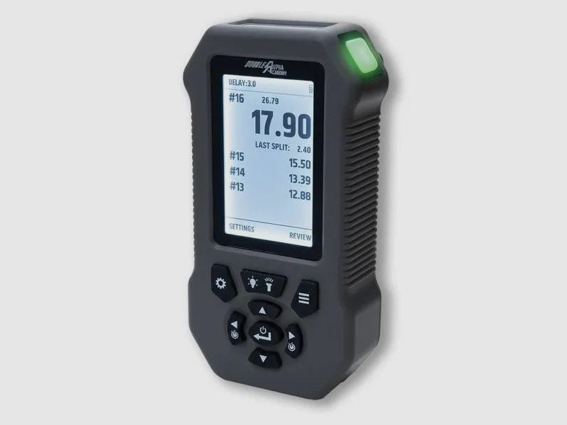 Double Alpha Timer/Geschwindigkeitsmesser Timer Edge Grün /teal