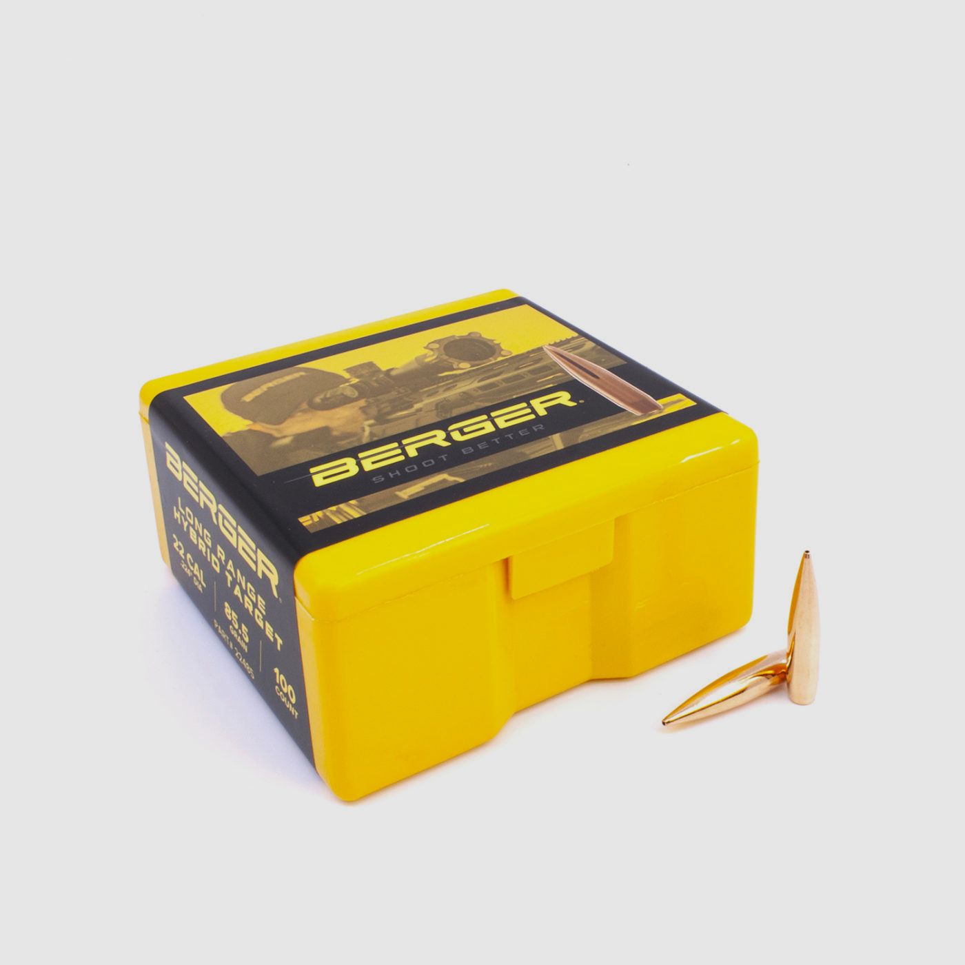 BERGER LR HYBRID TARGET 6,5 MM KAL 144 GR-500 STK, Bild 3 von 5
