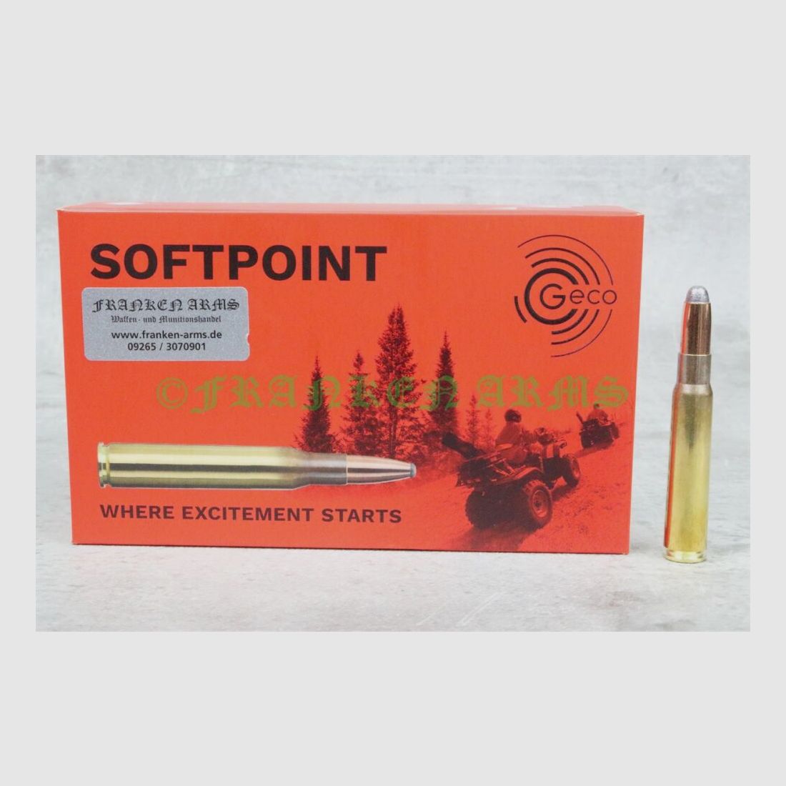 Geco Teilmantel 8x57IS 185gr. 12,0g 20 Stück Staffelpreis