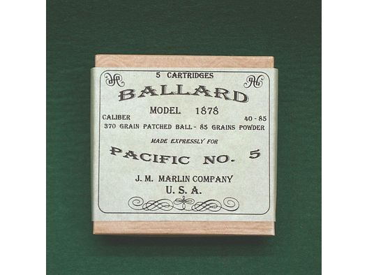 Replika	 Patronenschachteln Ballard .40-85 Caliber