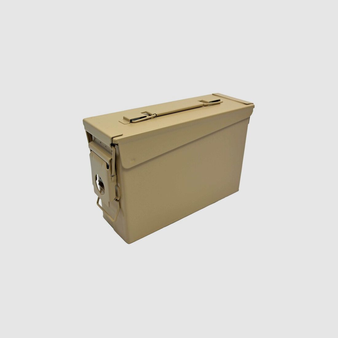 NATO / US Munitionskiste, Gr. 1 (Cal.30), Metall, SANDGELB, ohne Aufdruck, Neu