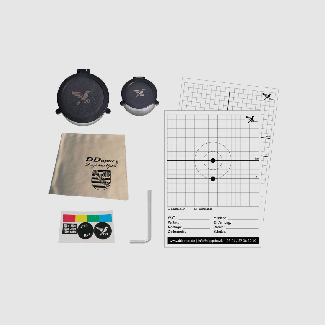 DDoptics Zielfernrohr | DDMP V10 4-40x50 | Sportschießen | MOA | tac-A.