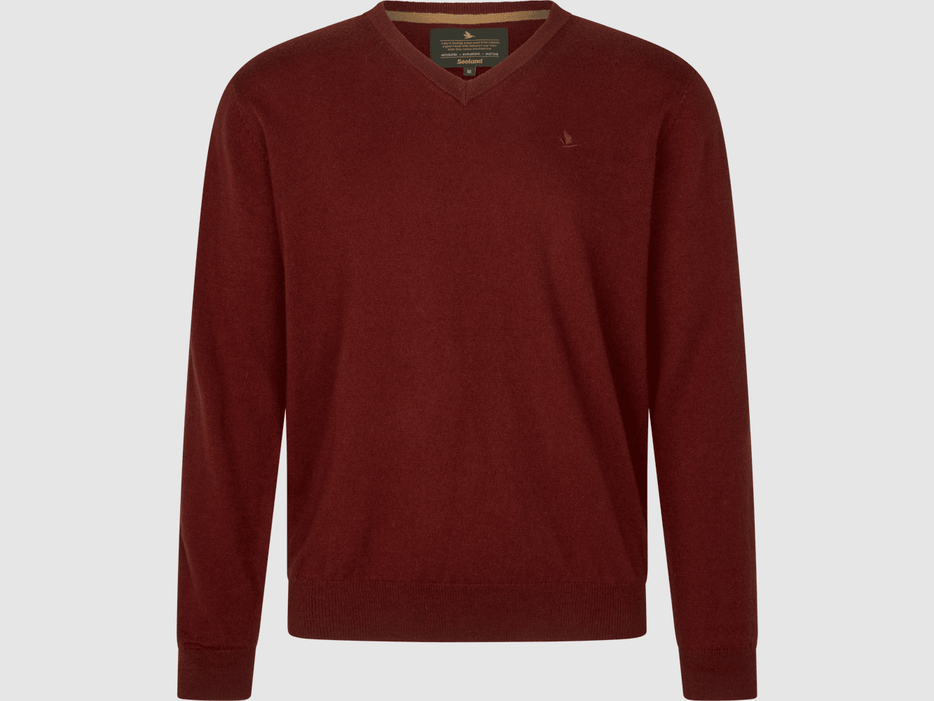 Seeland Suéter de V en Pino Hombre Merlot L