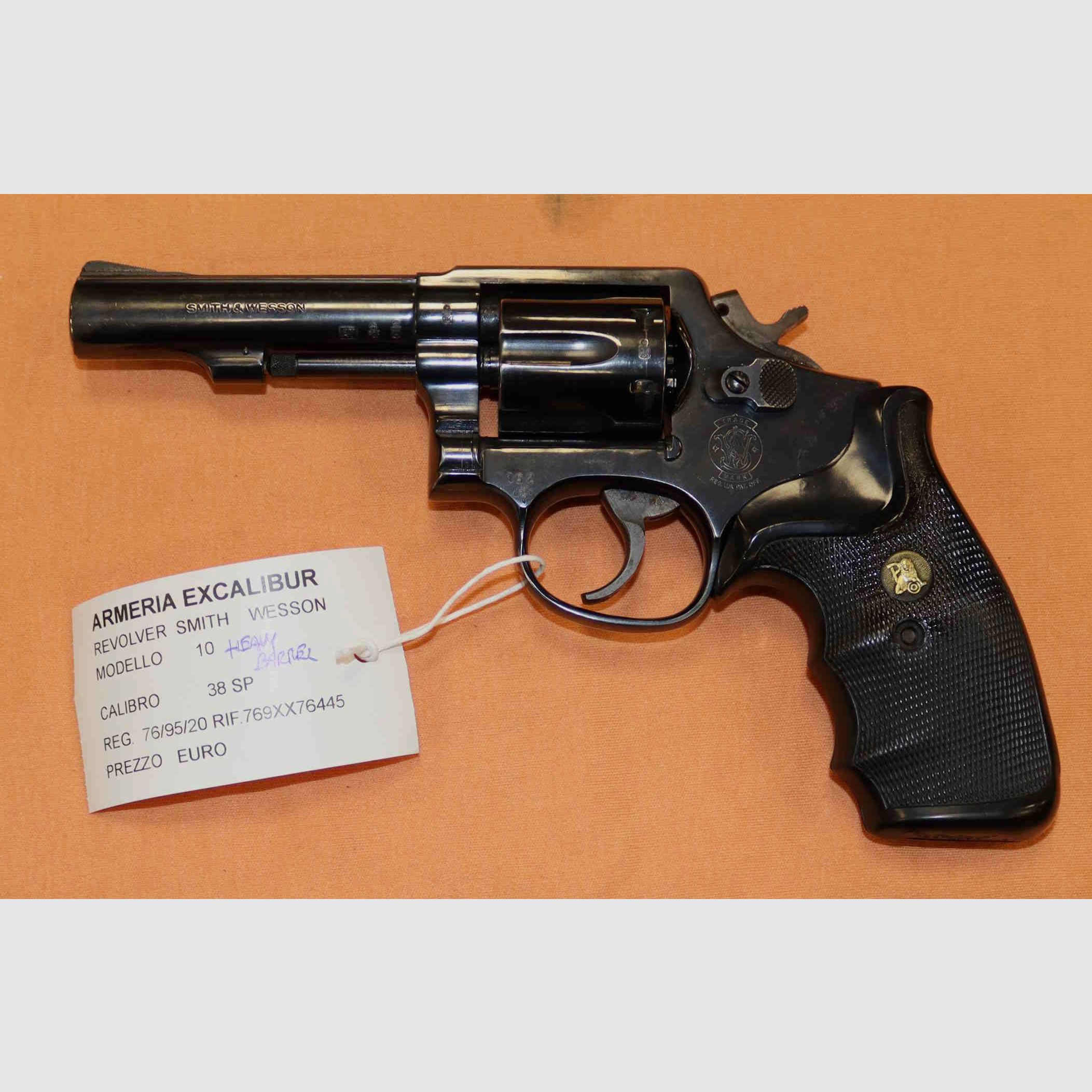 Revolver Smith & Wesson Modèle 10 HB Calibre 38 SP, image 1 sur 7