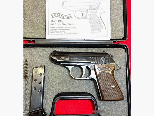 WALTHER PPK 8MM GAS SIGNALWAFFE SCHRECKSCHUSS
