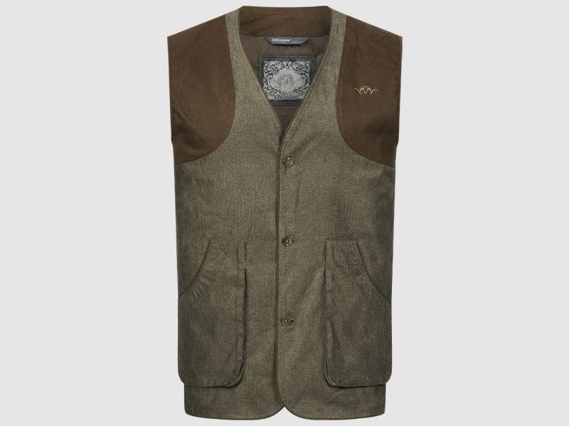 Blaser Vintage Wing Weste olive melange/schwarz