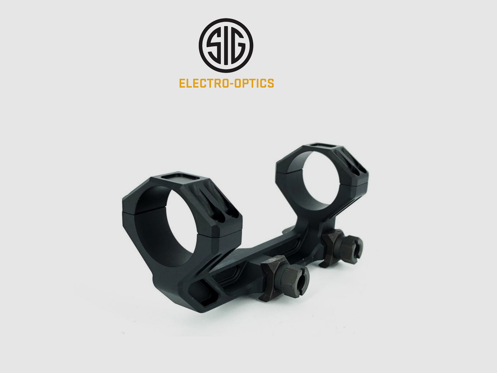 Sig Optics ALPHA3 SCOPE MOUNT, 30MM, 1.375, 7075-T6, TI HARDWARE, BLACK, image 1 of 4