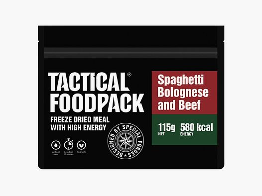 Tactical Foodpack Plato Principal Boloñesa con Carne de Res