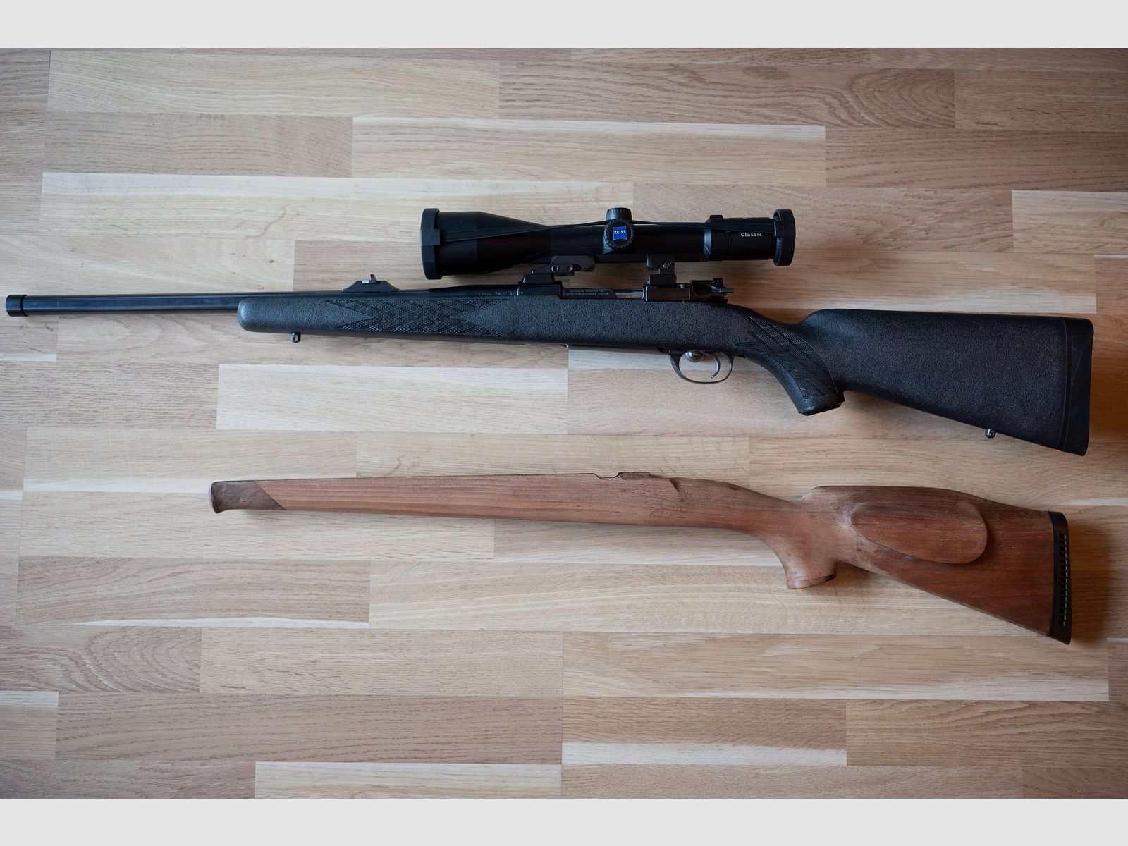 Mauser K98 DWM System in 30-06 mit Zeiss Diavari 3-15x56 und Lothar Walther Matchlauf mit Mündungsgewinde in 18x1