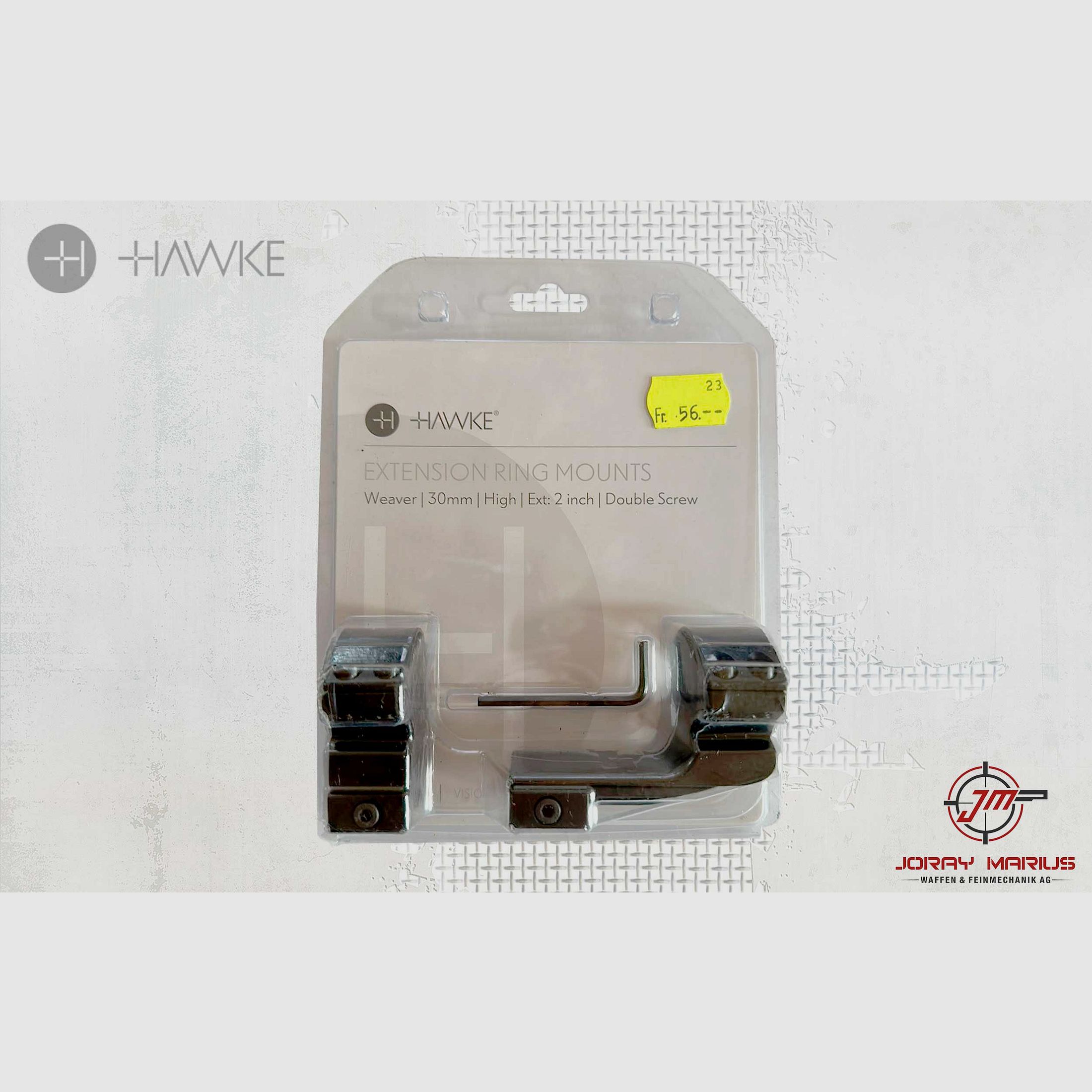 Hawke Extension Ring 30mm, Alto, immagine 2 di 2