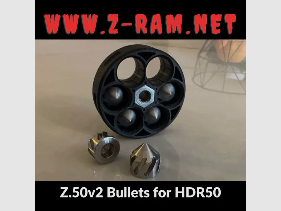 Z-RAM CUSTOM BLACK ZDR50 COMPLETE PACKAGE FOR HDR50 (34 JOULES 12G CO2)