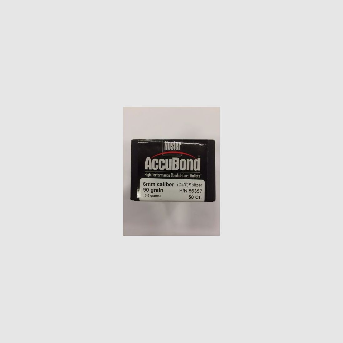 NOSLER ACCUBOND BALAS CAL 6MM GR90, imagen 1 de 2