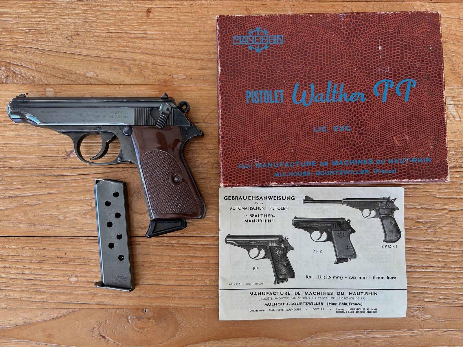 Walther PP pistol 7.65