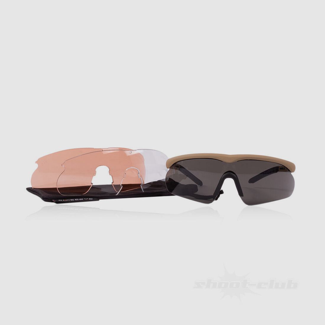 Gafas de protección Swiss Eye Raptor tamaño M marrón