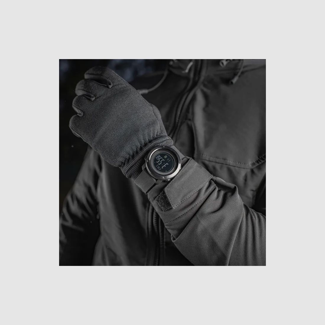 M-Tac® Taktische Multifunktionsuhr Schwarz