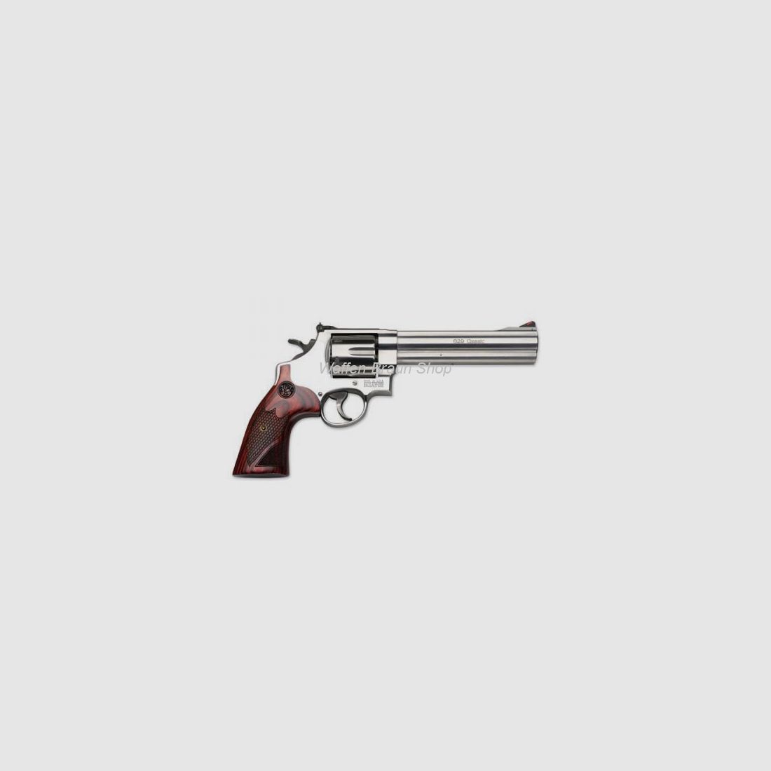 S&W Rev. Mod. 629 DELUXE 6 1/2" Full Lug, cal. .44 Mag., stainless, Holzgriffschalen