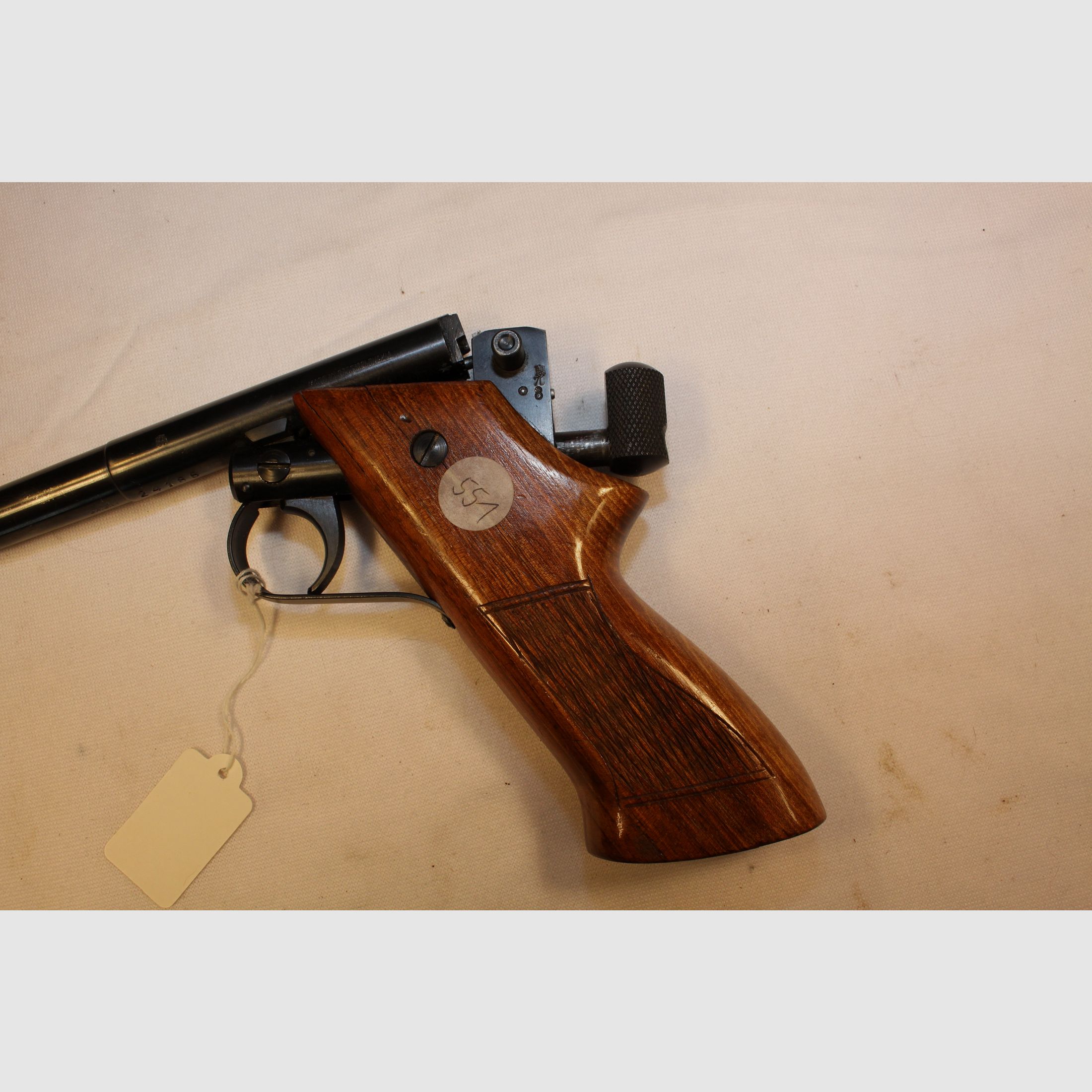 Einzelladerpistole Drulov im Kaliber .22lr.