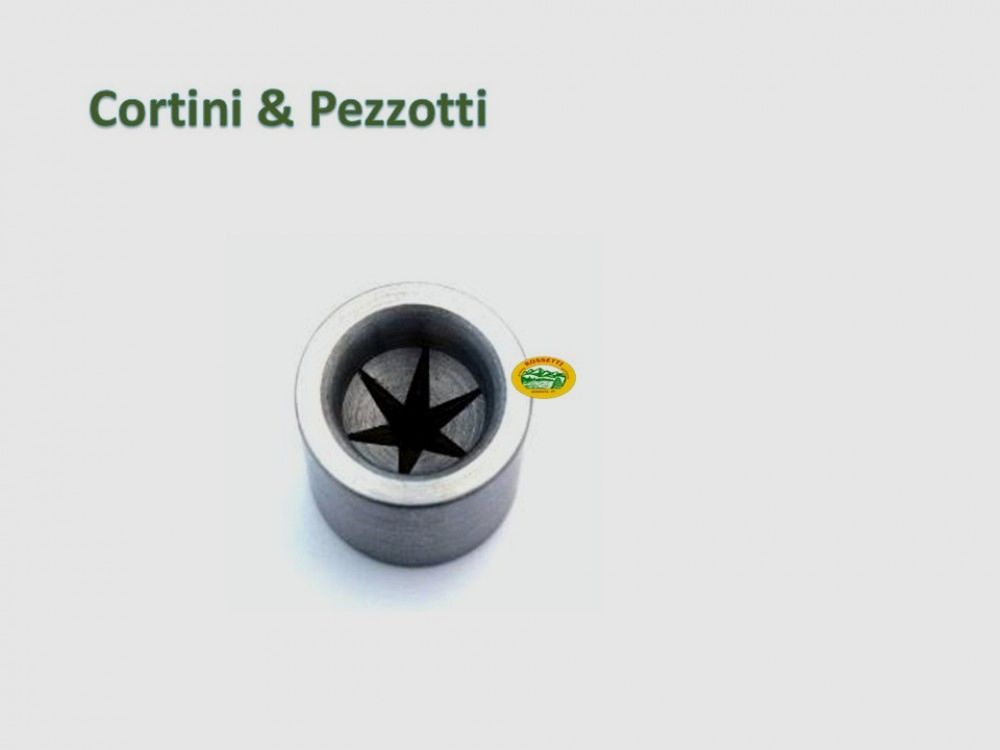 CORTINI & PEZZOTTI Sterngravurspule aus Stahl 6 Pliche Kal.36 und 410
