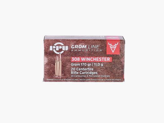 PRVI/PPU GROM .308 Win soft point 170 gr. - 20 pcs