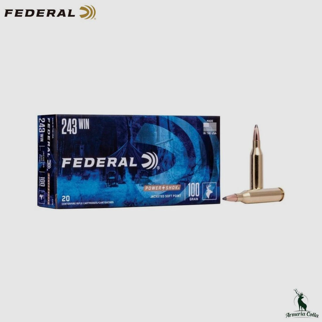 Federal Munition Power Shok Kal. .243 Win. 100 gr.