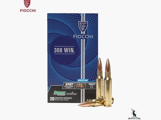 Fiocchi Ammunition Hpbt Sierra Game King cal. .308 Win 175gr. art. 709889