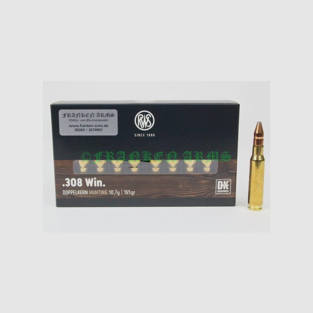 RWS Doppelkern .308 Win. 165gr. 10,7g 20 Stück 2117908