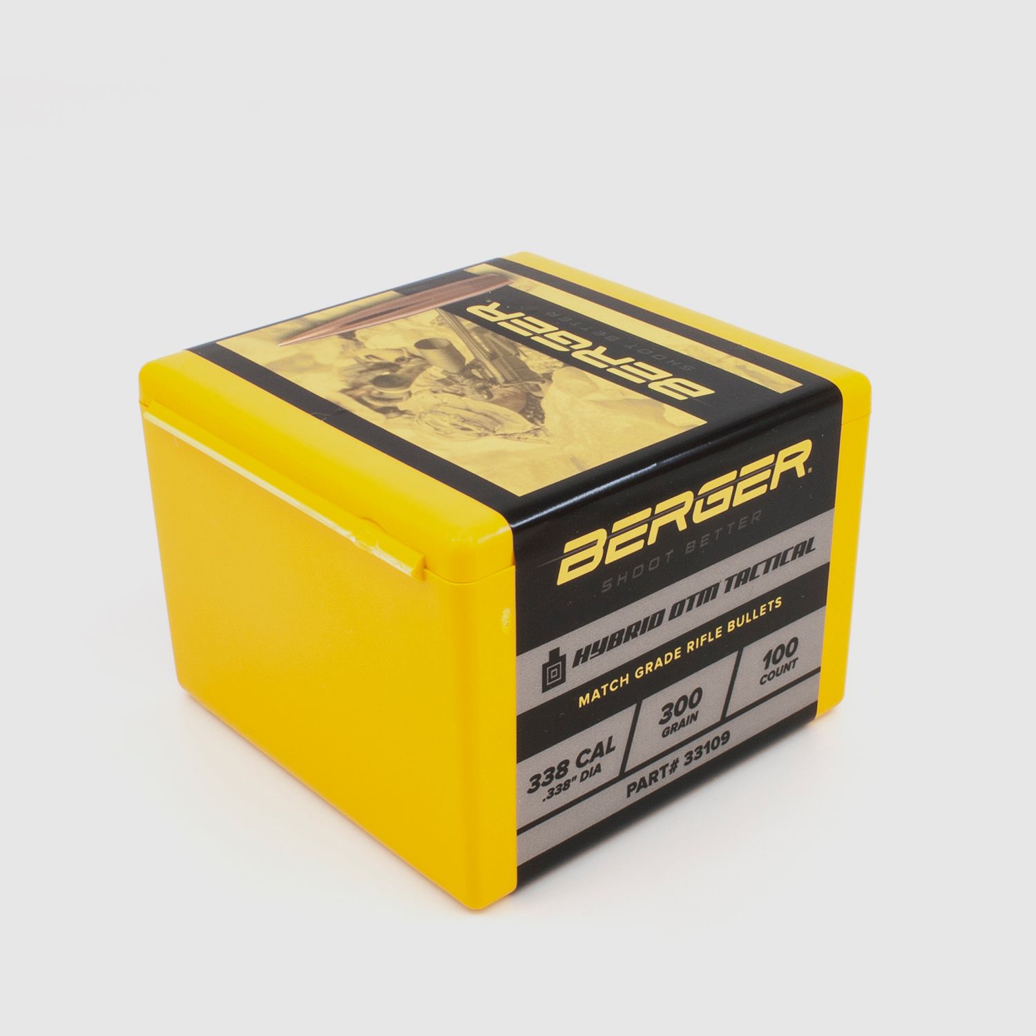 Berger Geschoss .338 Hybrid OTM Tactical 300GR 100 Stück
