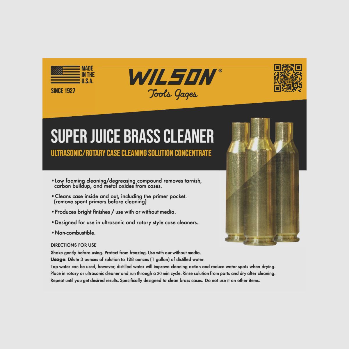 WILSON ULTRASONIC ROTARY HÜLSENREINIGER LÖSUNGSKONZENTRAT, Bild 4 von 4