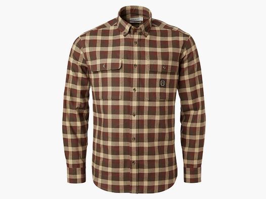 Chevalier Hemd Flannel Heron Holly Green