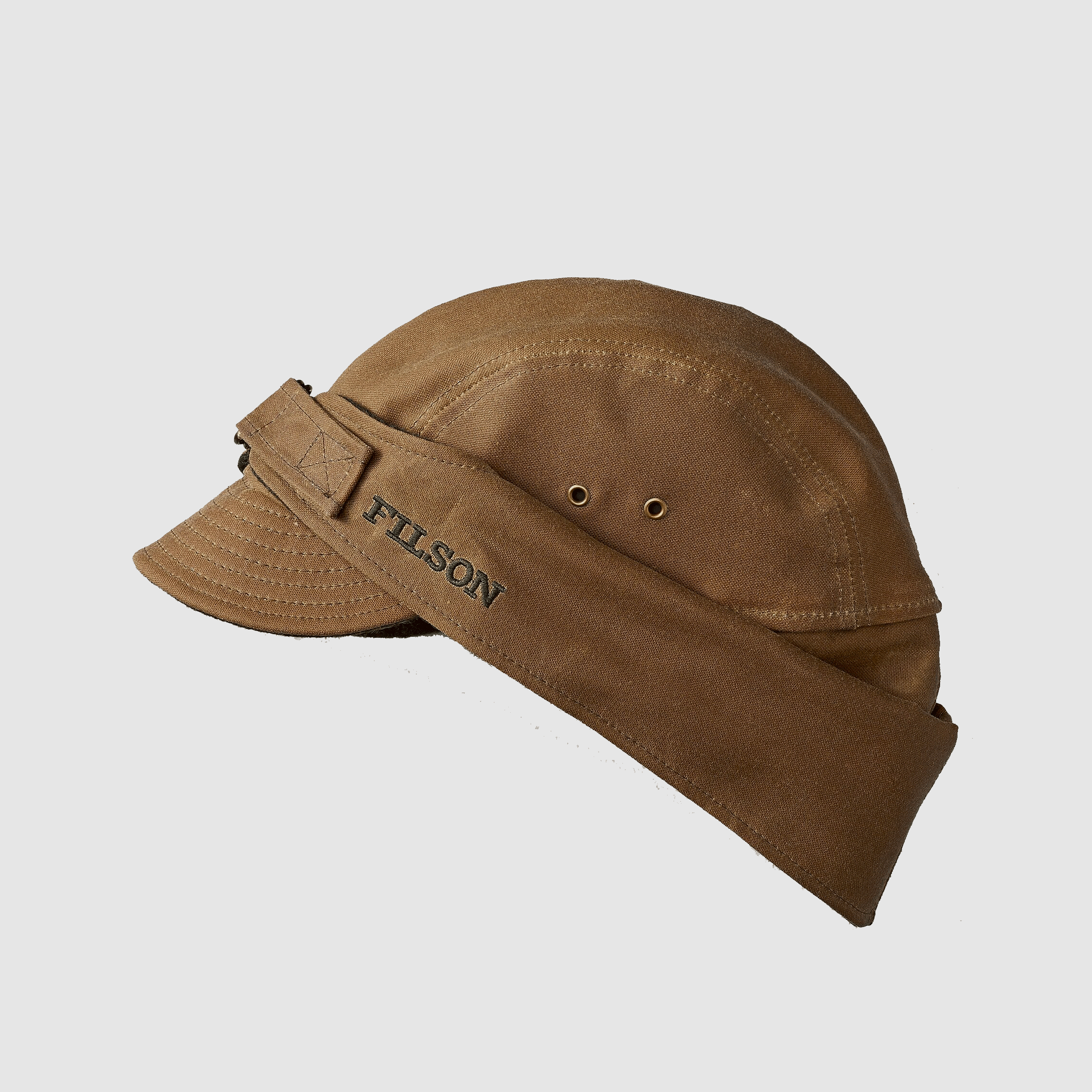 FILSON – TIN CLOTH WILDFOWL HAT Dark Tan, image 2 of 3