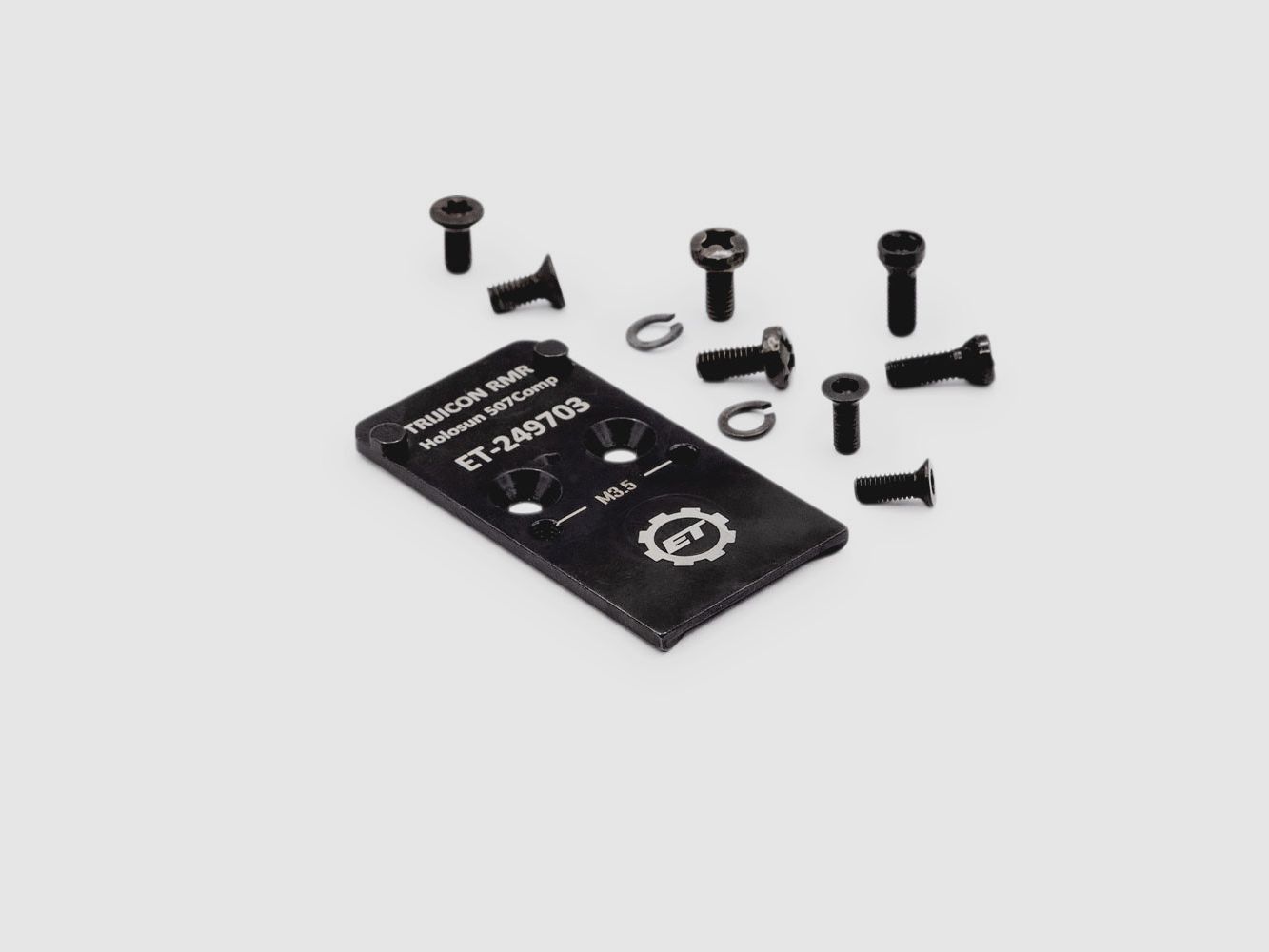 Eemann Tech WALTHER PDP O Plate Mount for Trijicon RMR/SRO / Holosun 507COMP, image 1 of 3