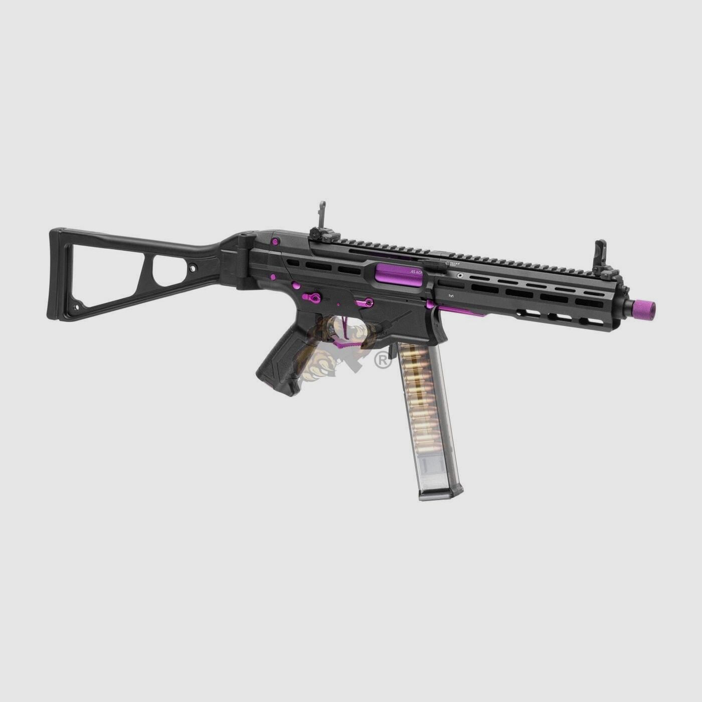 G&G PCC45 G2 mit ETU in Schwarz/Lila Airsoft - max 0,5