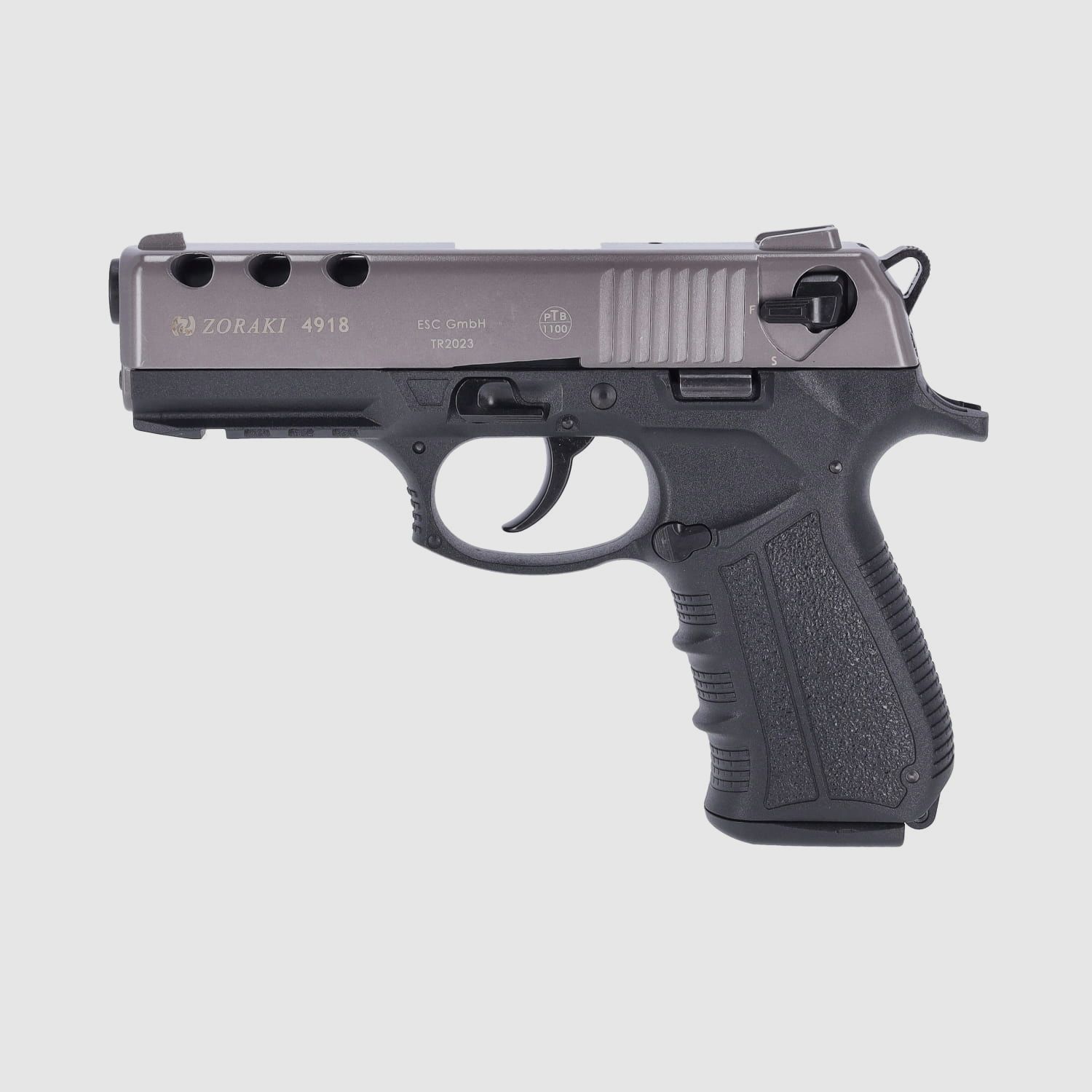 Zoraki 4918 alarmpistool 9 mm P.A.K titan, afbeelding 1 van 3