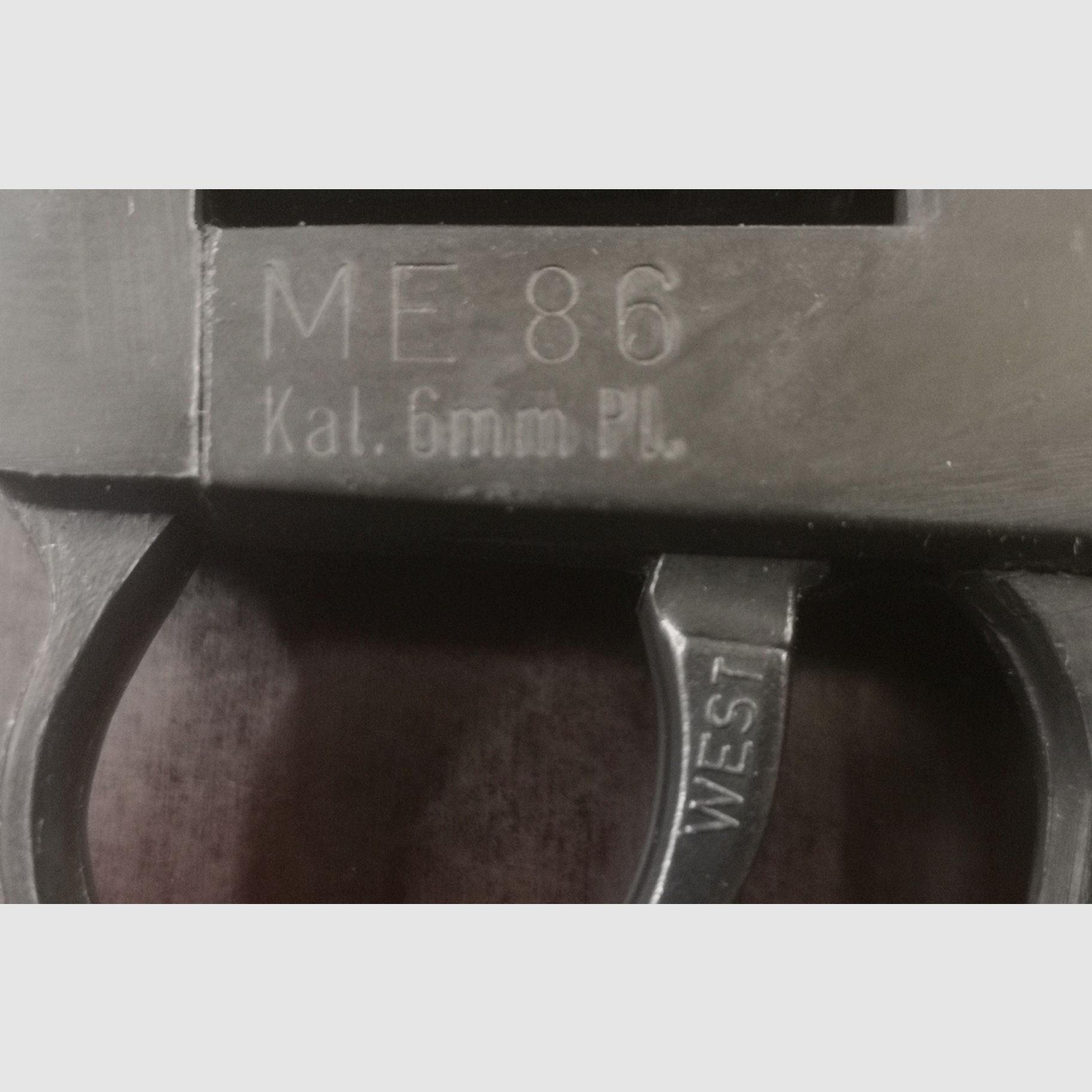 ME 86 Revolver 6mm Flobert mit Wechseltrommel .22 "Sahnestück