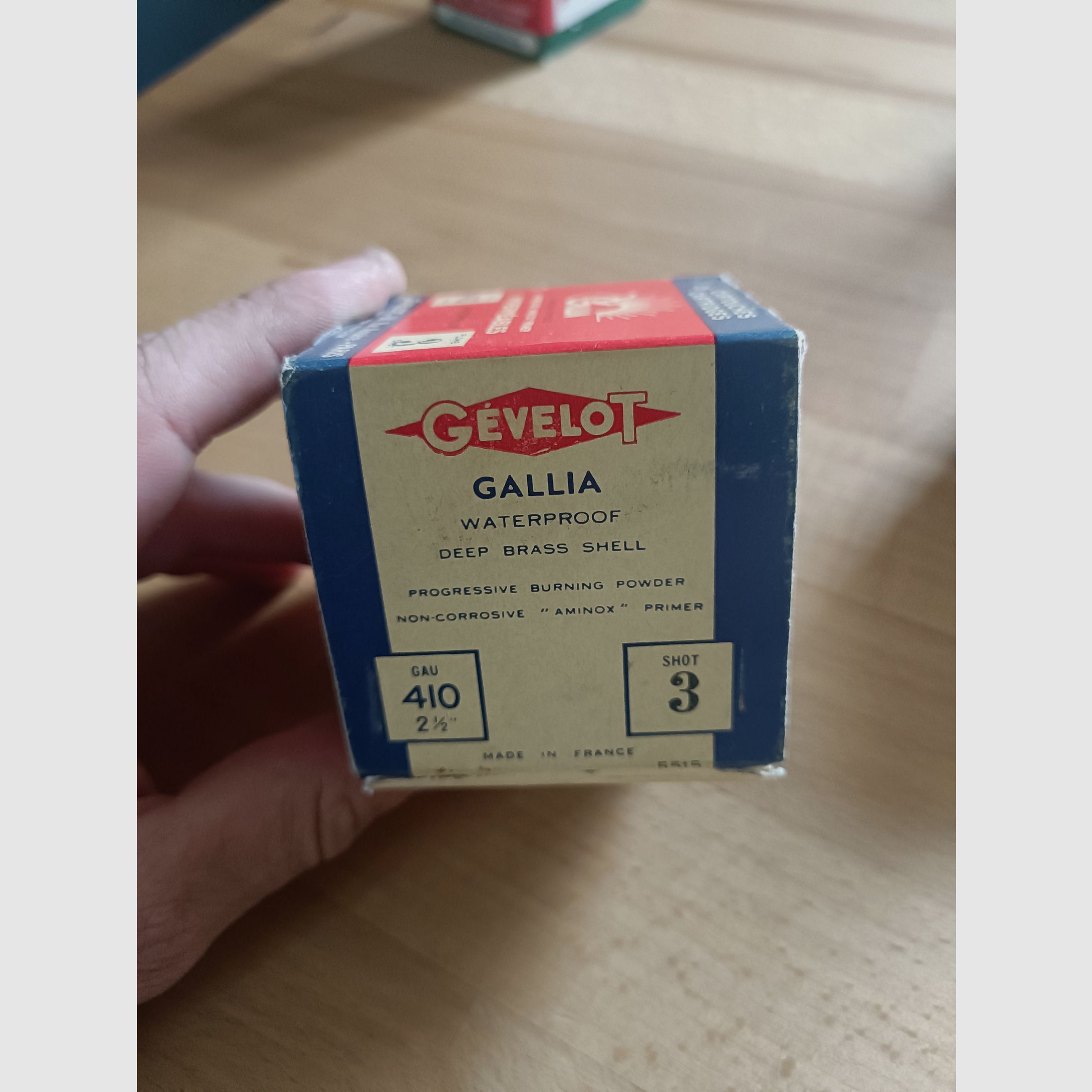 25Schuss 410 /65 gr3  Gevelot Gallia Walterprof 