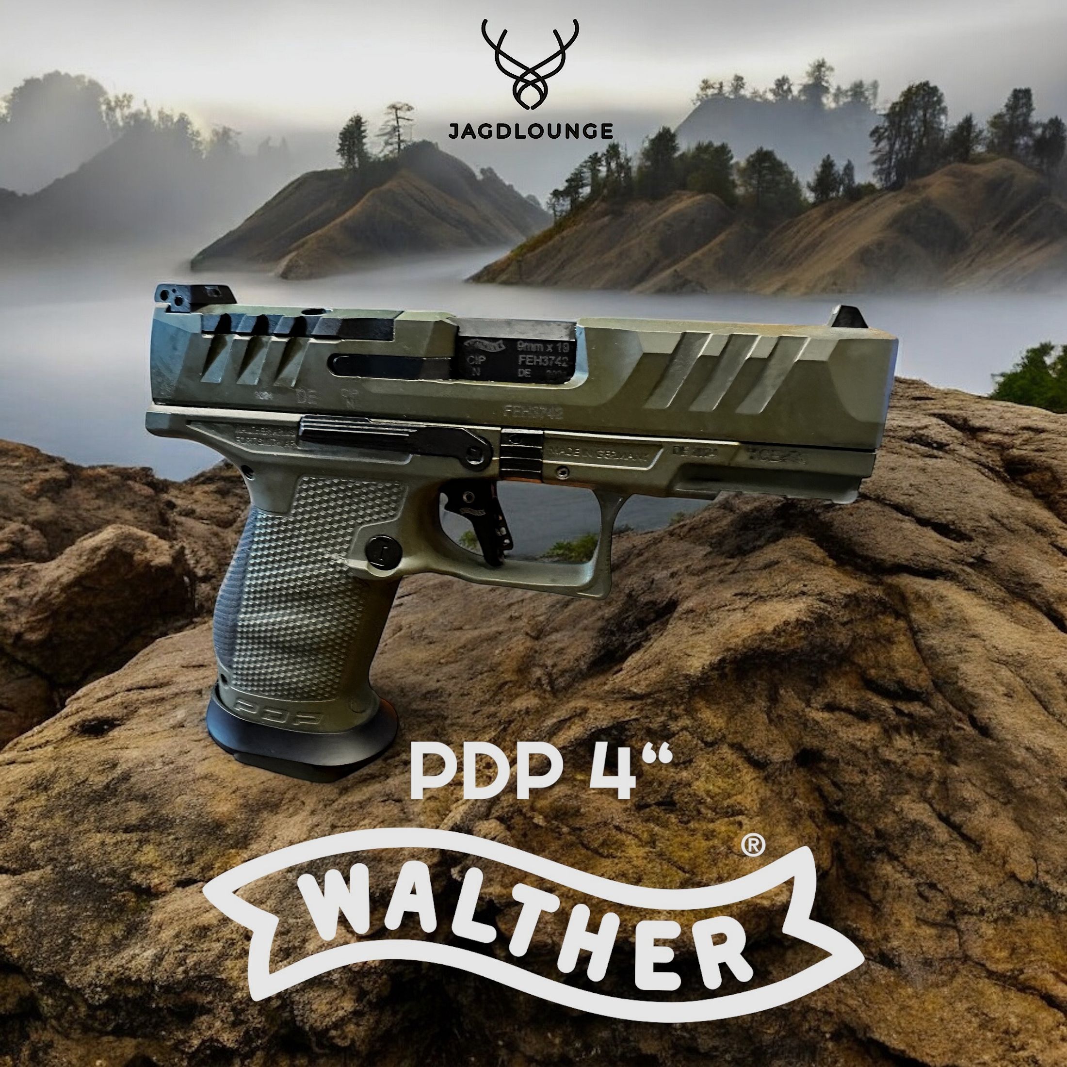 Walther PDP Compact 4” AKAH Sondermodell  Optic Ready