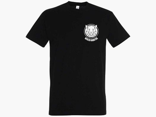 T-Shirt Keiler Hunter noir coton 190g/m² manches courtes
