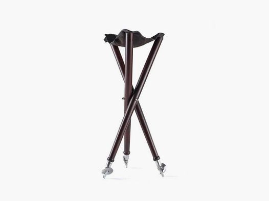 WOODEN TRIPOD STOOL WITH STEEL POINTS