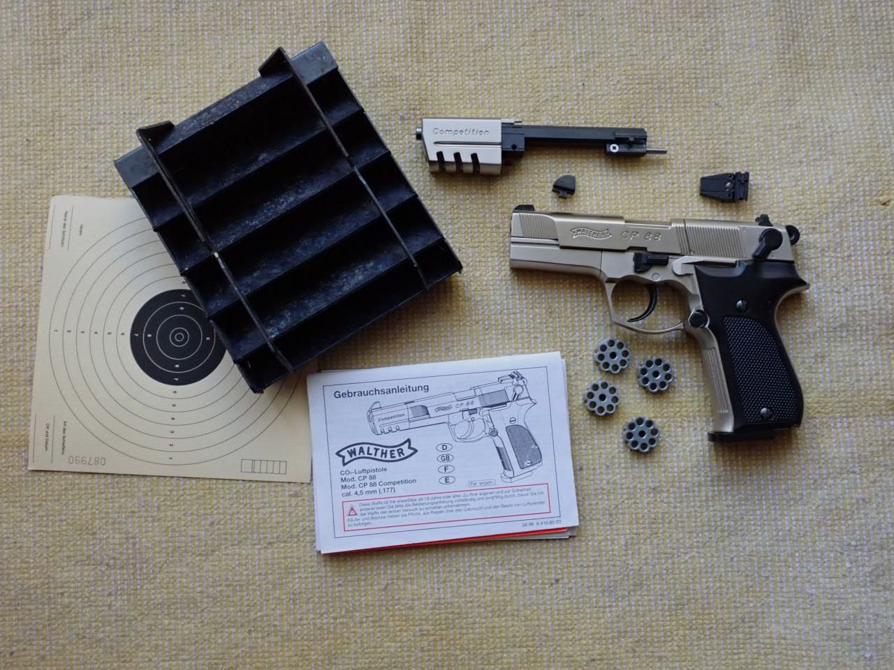Walther CO2-Pistolet – CP 88 (używany)