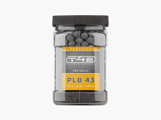 T4E PRACTICE PLB POLYBALLS CAL .43 - 500 PIECES