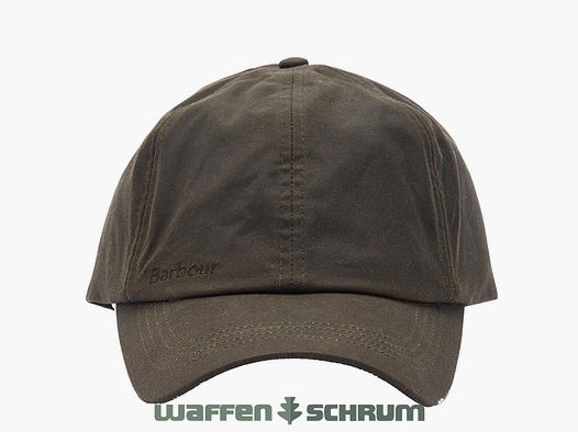 Barbour Wax Sports Cap  Olive