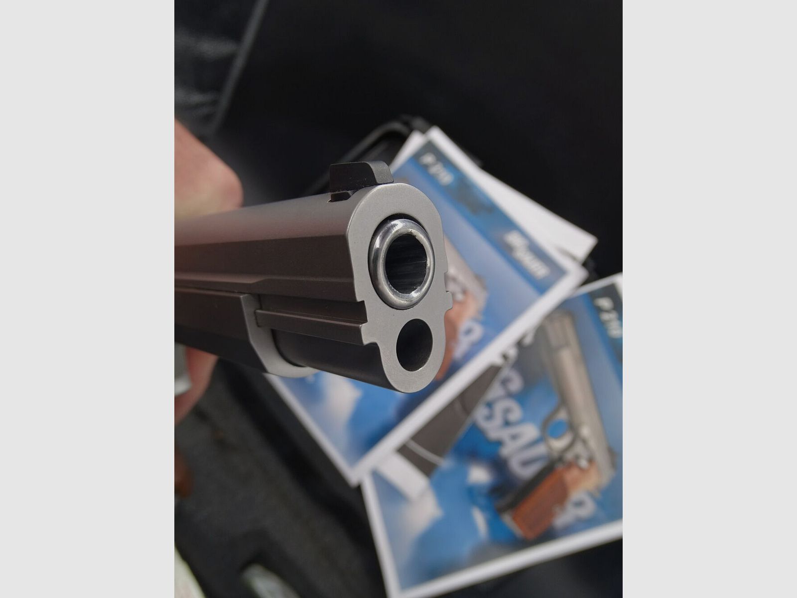 SIG Sauer P210 Super Target Silver 6" Hecho en Alemania P210 Super Target Silver